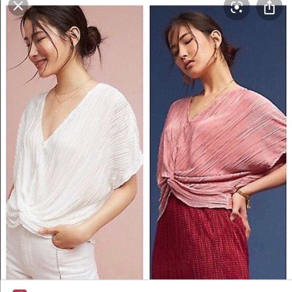 Anthropologie windward top in blush